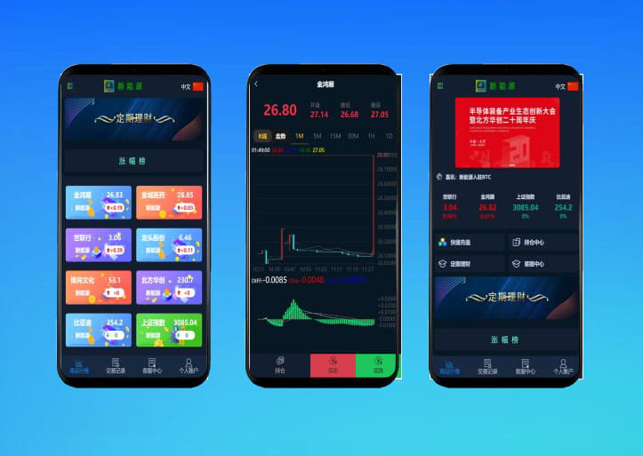 最新微交易利息宝股票理财系统源码/微盘源码运营版